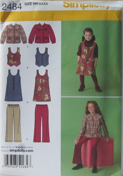 CHILDS AND GIRLS JUMPER VEST JACKET AND PANTS