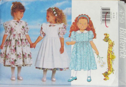 TODDLERS/CHILDRENS DRESS AND PINAFORE