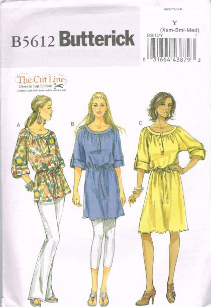 MISSES' TOP, TUNIC AND DRESS
