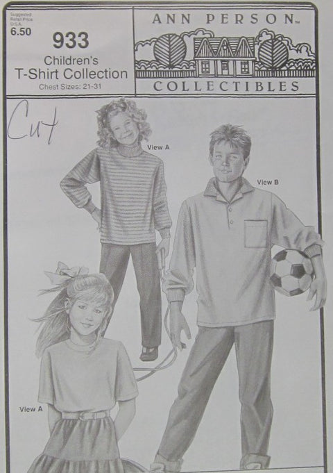 CHILDRENS T-SHIRT      CUT