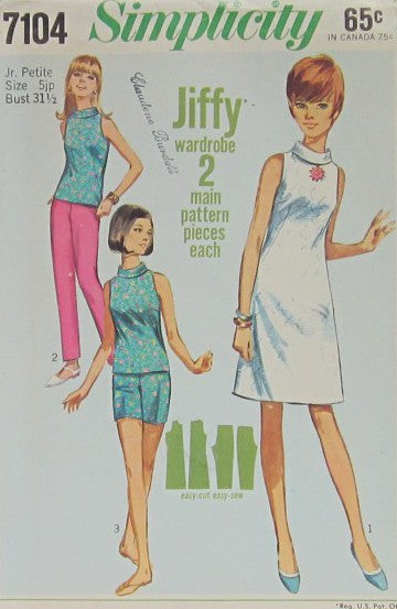 JUNIOR PETITES DRESS OR OVER BLOUSE AND PANTS