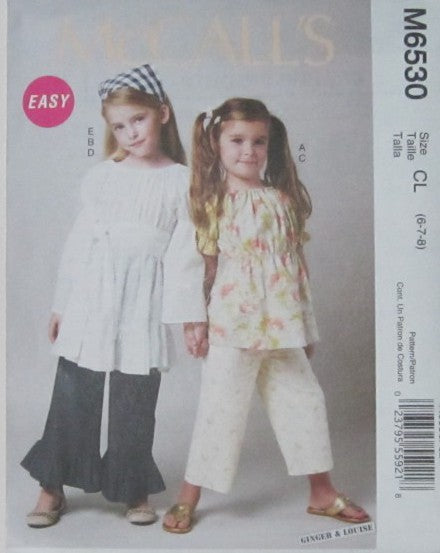 CHILDRENS/GIRLS TOP TUNIC BELT PANTS AND KERCHIEF