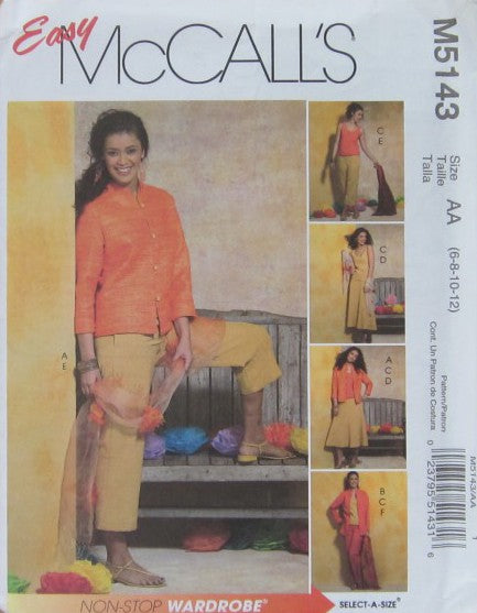 MISSES/MISS PETITE UNLINED JACKET IN TWO LENGTH TOP SKIRT PANTS