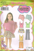 TODDLERS' AND CHILD'S MIMI SKIRT WITH ATTACHED KNIT PANTIES, PANTS