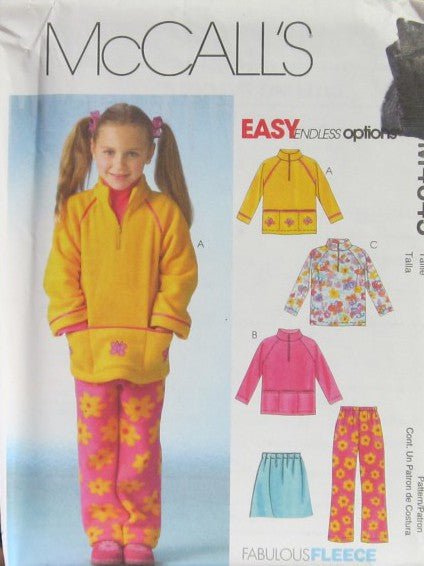 CHILDREN'S AND GIRLS' TOP, SKIRT AND PANTS