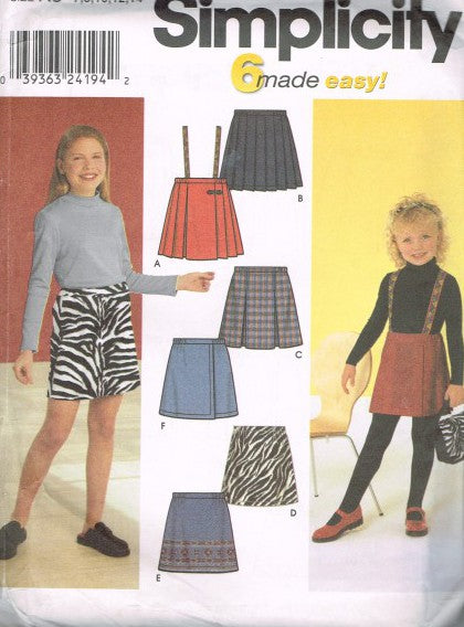 CHILD'S AND GIRLS' SKIRT
