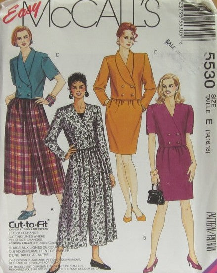 MISSES' TWO-PIECE DRESSES/JACKET, SKIRT AND SPLIT SKIRT