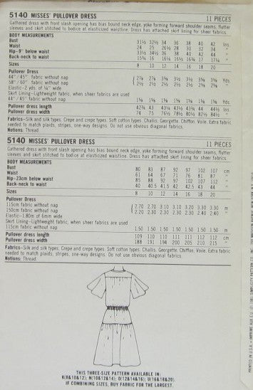 MISSES PULLOVER DRESS