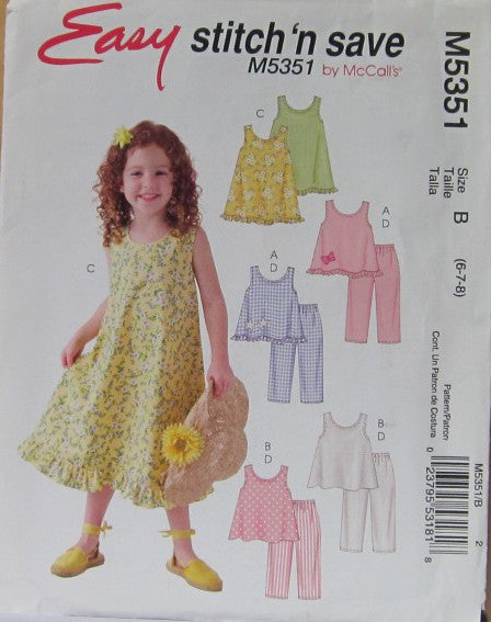 CHILDRENS AND GIRLS TOPS DRESS AND PANTS