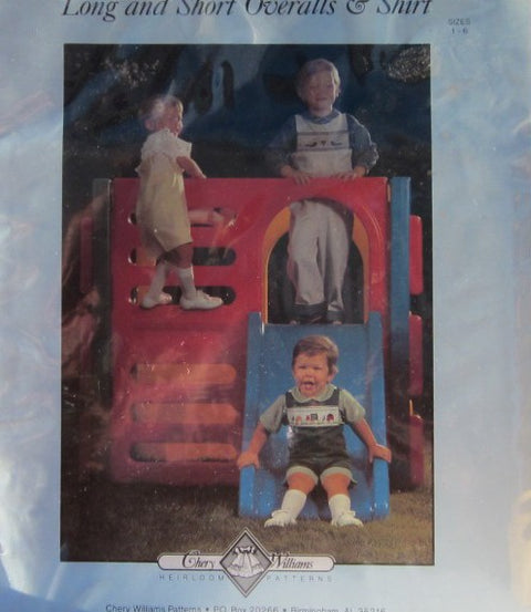 LONG AND SHORT OVERALLS AND SHIRT