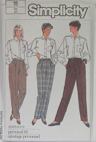 MISSES' PROPORTIONAL PANTS