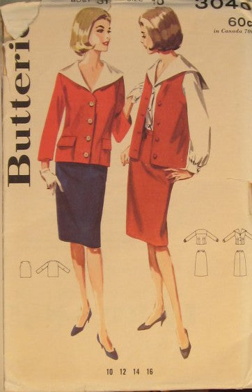 MISSES JACKET BLOUSE AND SKIRT