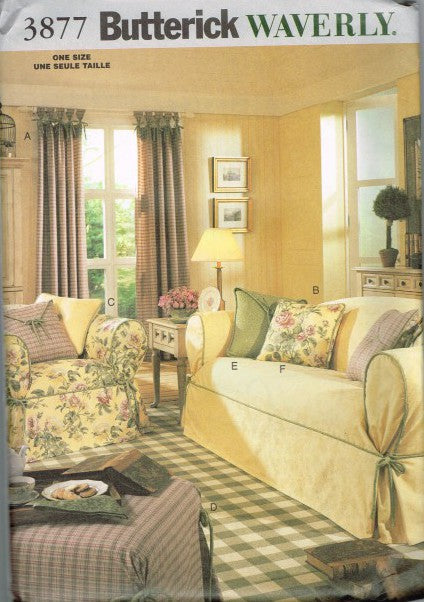 DRAPES, SLIPCOVERS AND PILLOWS