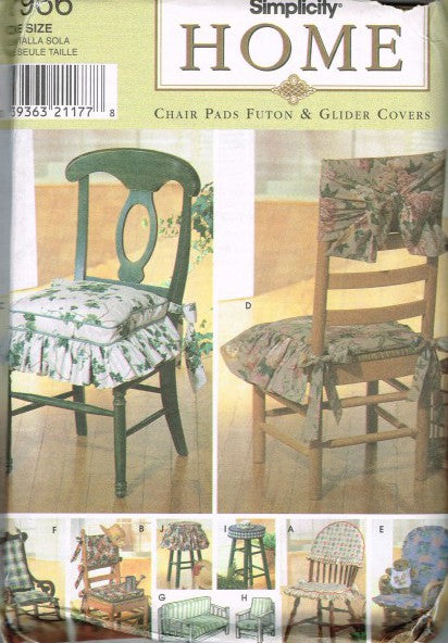 CHAIR PADS, FUTON AND GLIDER COVERS