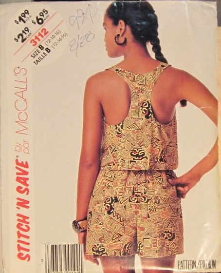 MISSES' TOP AND SHORTS
