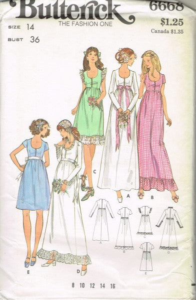 MISSES' BRIDAL DRESS