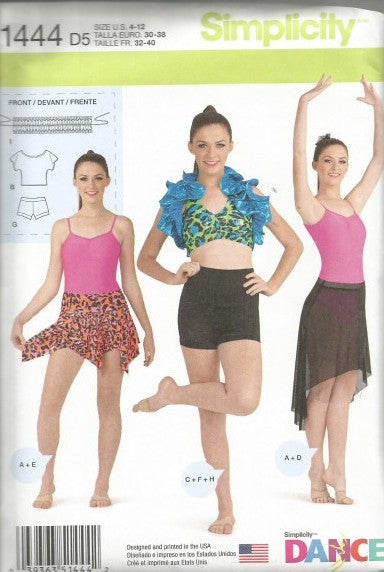 MISSES' KNIT DANCEWEAR