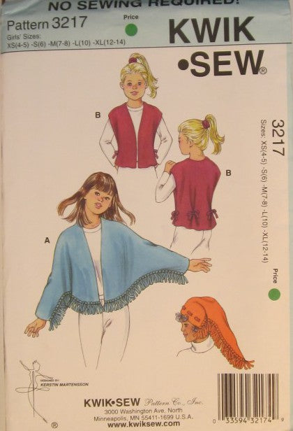 GIRLS JACKET VEST AND HAT