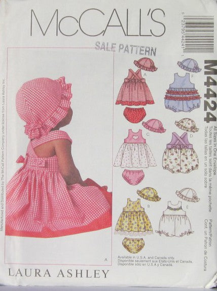 INFANTS DRESSES ROMPERS PANTIES AND HAT
