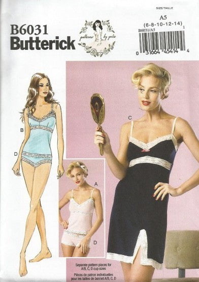 MISSES' CAMISOLE, SLIP AND PANTIES