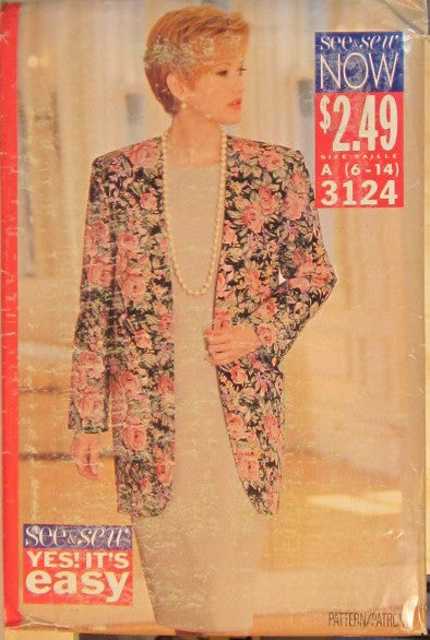 MISSES'/MISSES' PETITE JACKET & DRESS