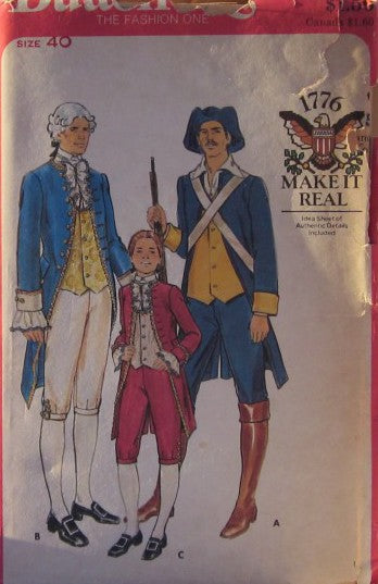 MENS MILITARY AND STATESMAN COSTUME