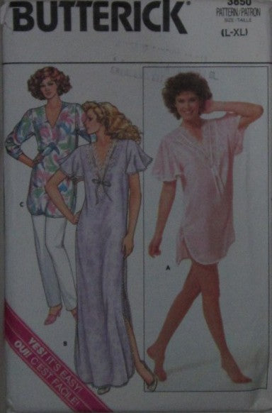 MISSES NIGHTSHIRT AND PANTS