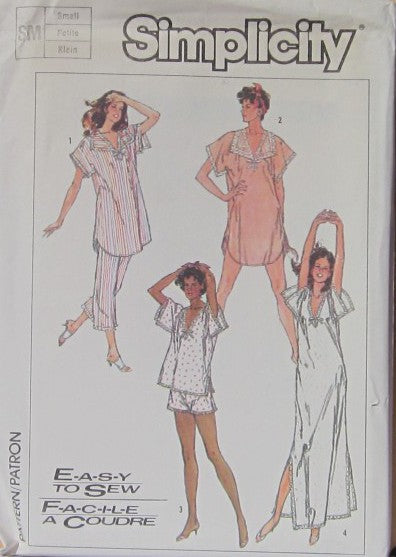 MISSES' NIGHTGOWN AND PAJAMS IN TWO LENGTHS