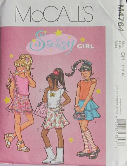GIRLS TOPS AND SKIRT