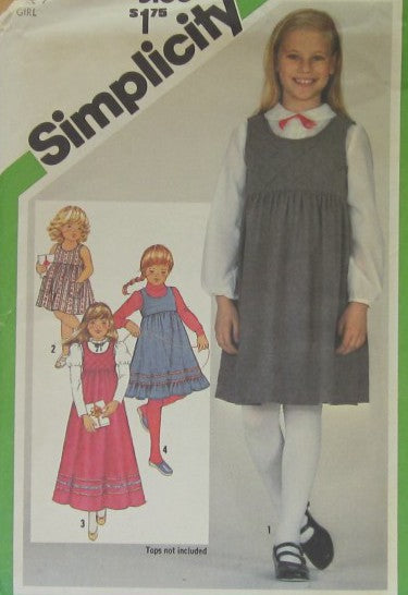 CHILDS AND GIRLS JUMPER OR SUNDRESS IN TWO LENGTHS