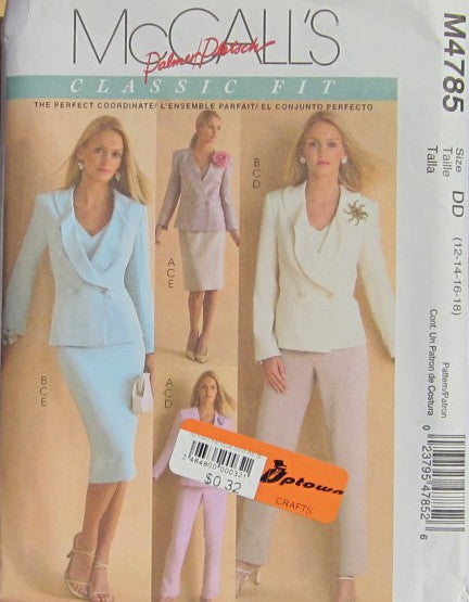 MISSES JACKET TOP PANTS AND SKIRT