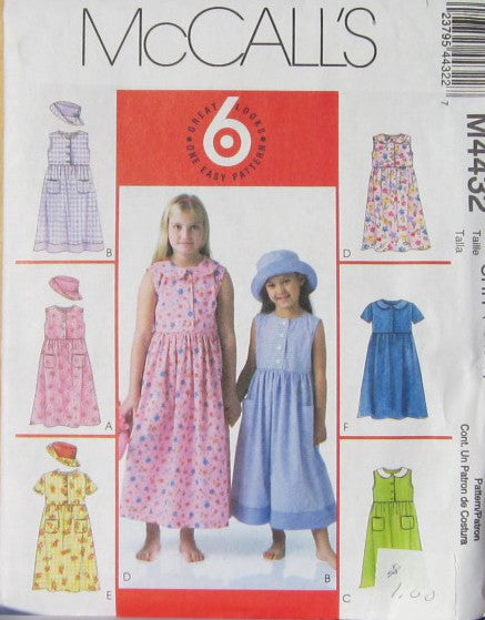 CHILDREN'S AND GIRL'S DRESS AND HAT