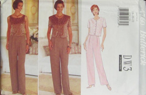 MISSES JACKET PANTS AND TOP