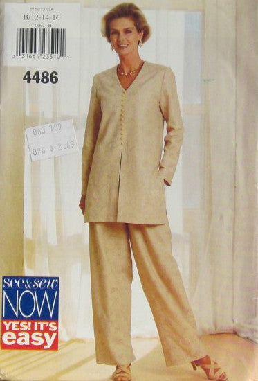 MISSES/MISSES PETITE TUNIC AND PANTS