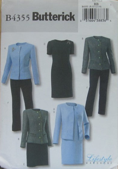 MISSES/MISSSES PETITE JACKET TOP DRESS SKIRT AND PANTS