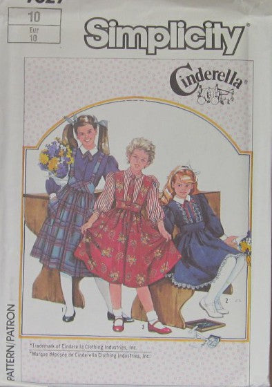 GIRLS' SKIRT WITH OR WITHOUT SUSPENDERS AND BLOUSE