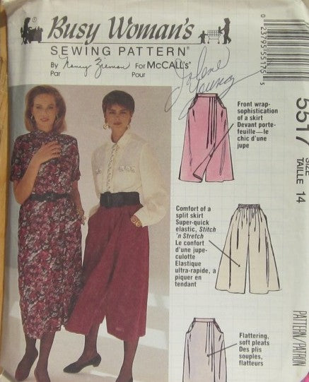 MISSES' SPLIT-SKIRT IN TWO LENGTHS– Sewing Patterns House