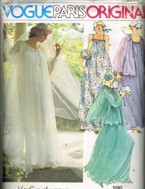 MISSES' BRIDAL DRESS, COAT AND VEIL