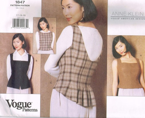 MISSES TOP AND VEST