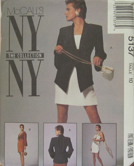 MISSES LINED JACKET BOLERO JACKET AND DRESS