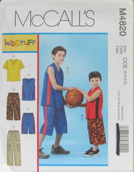 CHILDREN'S AND BOYS'T-SHIRT, SHORTS AND PANTS