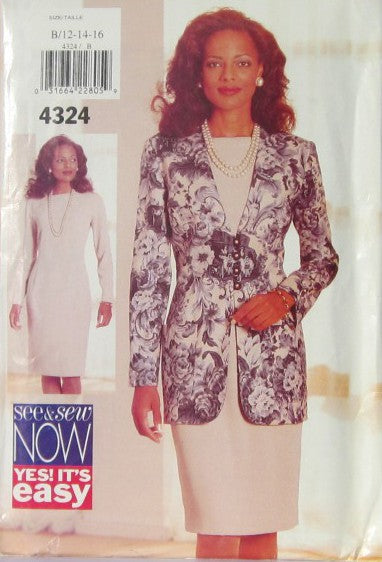 MISSES/MISSES PETITE JACKET AND DRESS