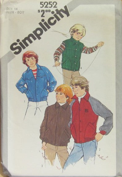 BOYS' AND TEEN BOYS' UNLINED JACKETS AND VEST
