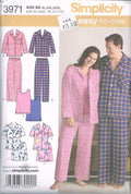WOMEN'S AND MEN'S PAJAMAS IN TWO LENGTHS AND KNIT TANK TOP