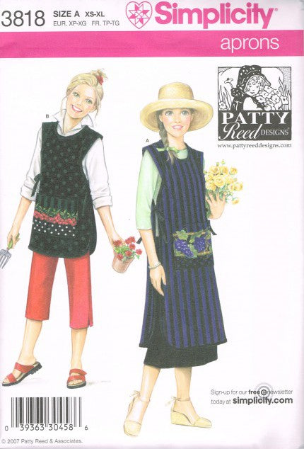 MISSES' APRONS IN TWO LENGTHS