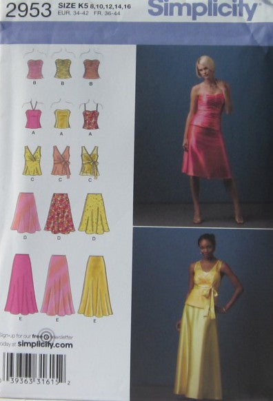 MISSES TOPS AND SKIRTS