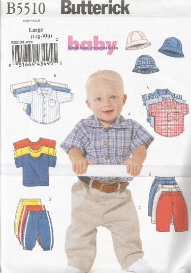 INFANTS' SHIRT, T-SHIRT, PANTS AND HAT