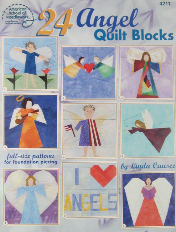 24 ANGEL QUILT BLOCKS– Sewing Patterns House