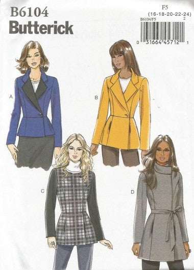 MISSES' JACKET AND BELT