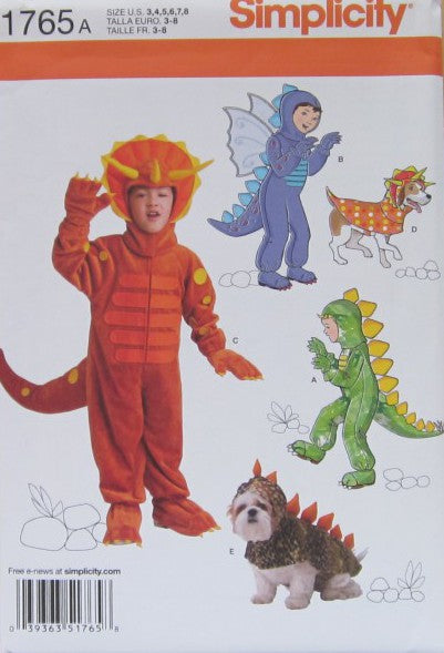 CHILD'S COSTUMES AND DOG COSTUMES